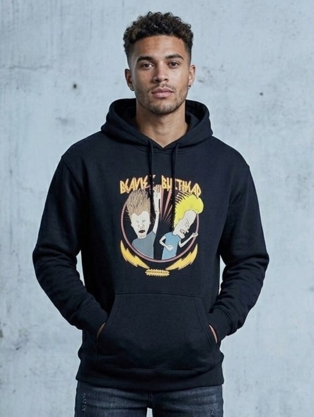 NWT Beavis & Butthead Hoodie Sz XL